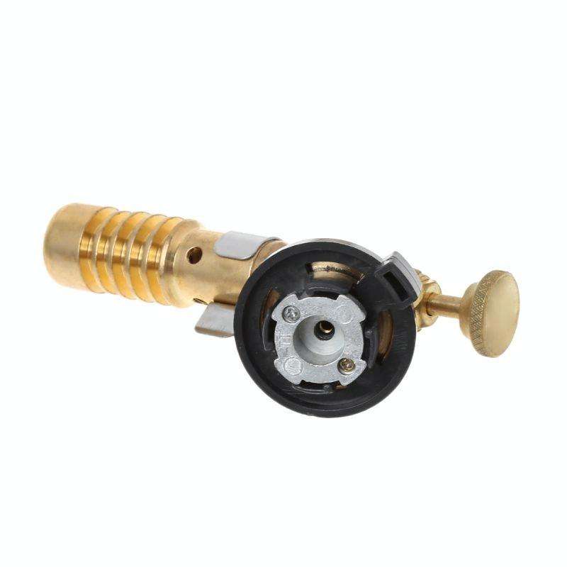 High Temperature Brass Gas Turbo Torch Aluminum Brazing Propane Weld Plumbing Fire Gun
