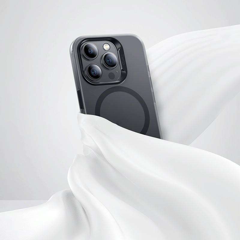 For iPhone 15 Pro Benks Light Sand Series MagSafe Magnetic Shockproof Phone Case(White)