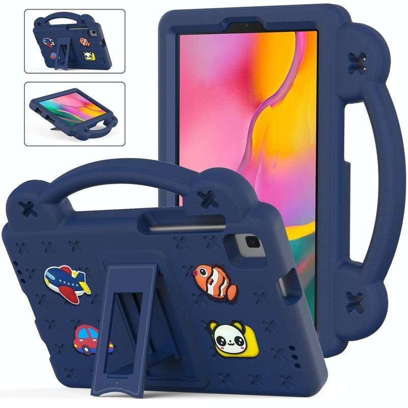 For Samsung Galaxy Tab A 8.0 2019 T290 / T295 Handle Kickstand Children EVA Shockproof Tablet Cas...