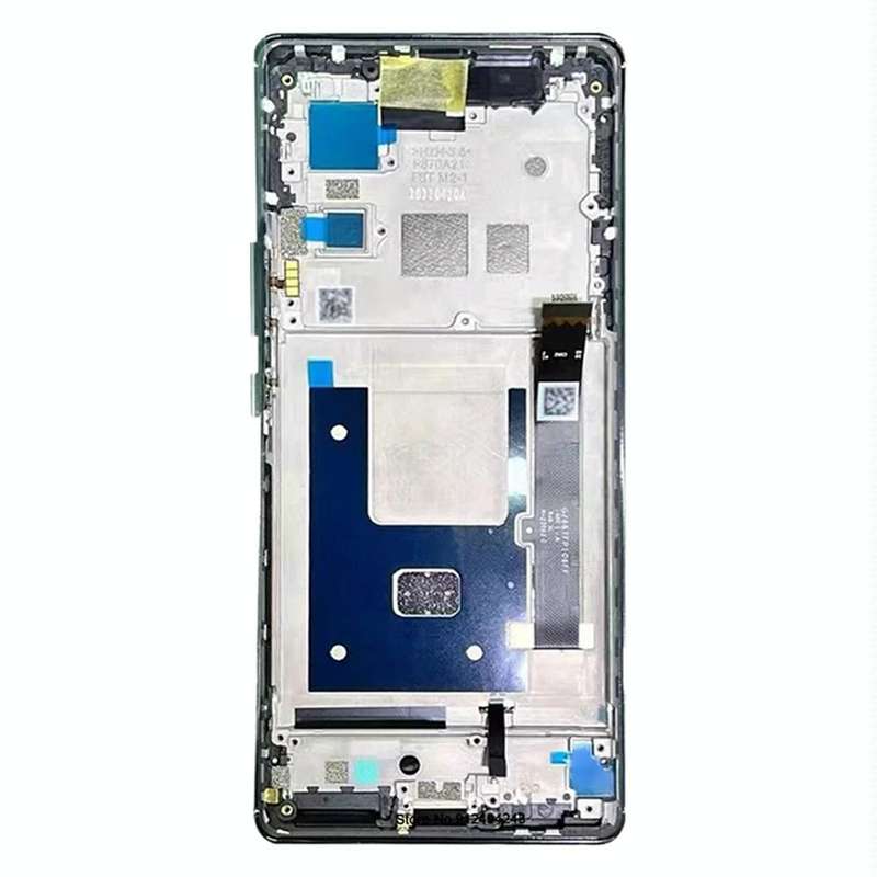 AMOLED LCD Screen For ZTE Axon 40 Pro A2023 Digitizer Full Assembly with Frame(Black)