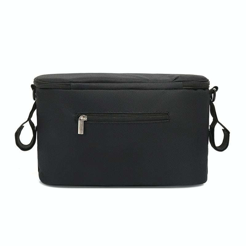 Baby Stroller Bag Mummy Bag Stroller Accessories Hanging Bag(Black)