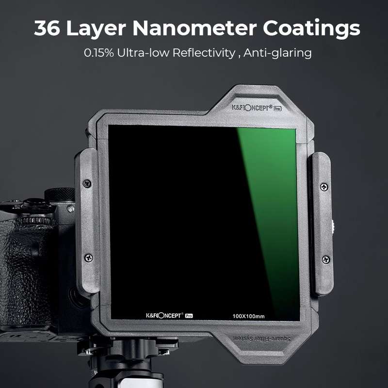 K&F CONCEPT SKU.1872 Full Color ND8 Square Filter Waterproof ND Filter