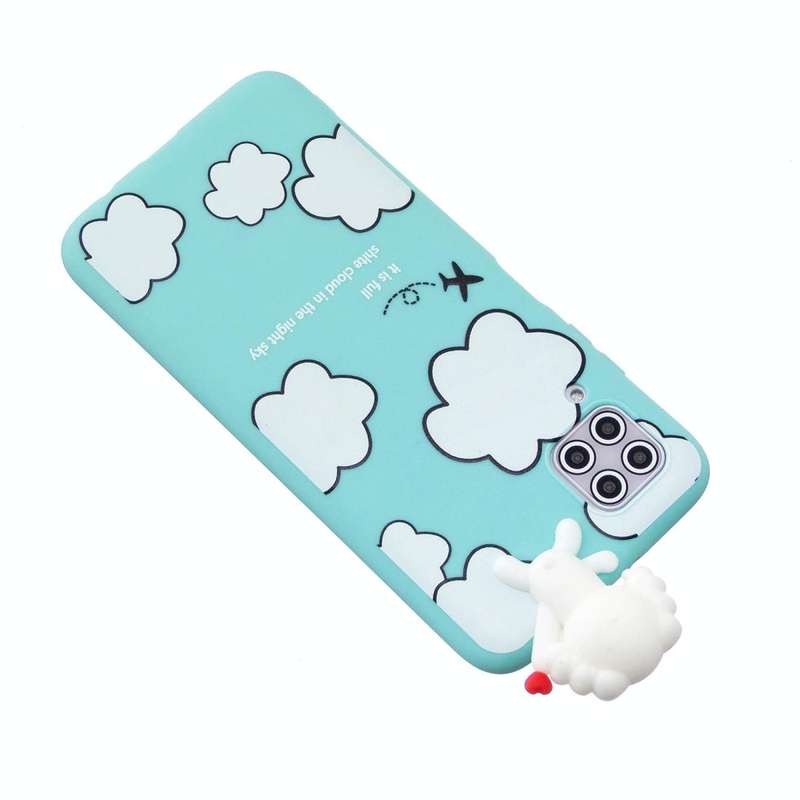 For Huawei P40 Lite Shockproof Cartoon TPU Protective Case(Clouds)