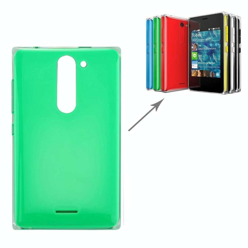 Dual SIM Battery Back Cover for Nokia Asha 502 (Green)