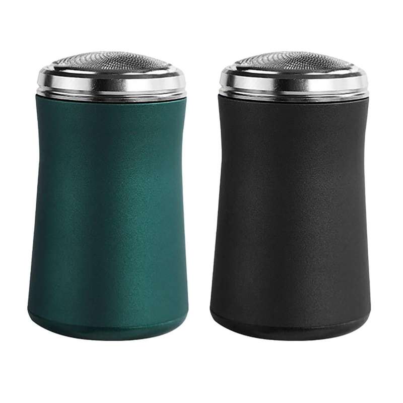 Pocket Size Washable Electric Razor USB Rechargeable Travel Shavers for Men(Black)