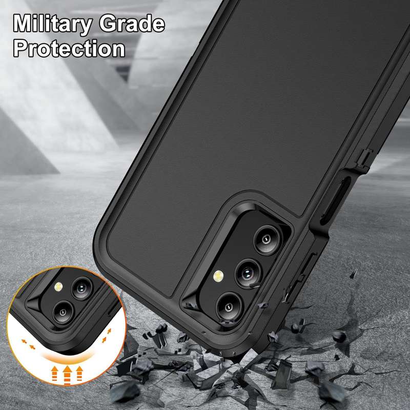 For Samsung Galaxy A14 5G Life Waterproof Rugged Phone Case(Black)