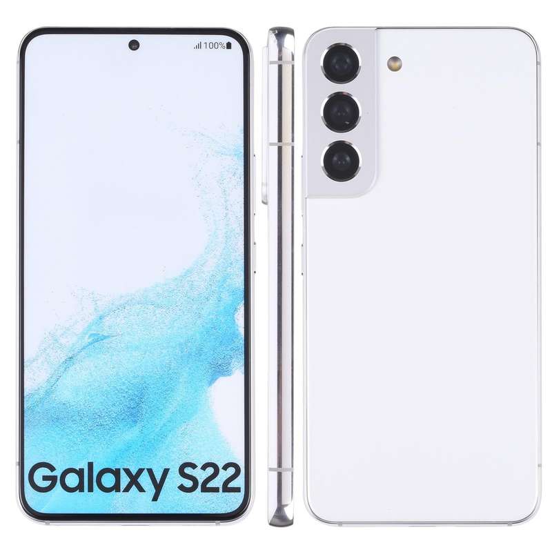 For Samsung Galaxy S22 5G Original Color Screen Non-Working Fake Dummy Display Model (White)