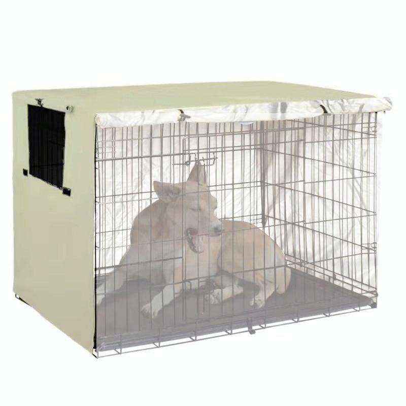 Oxford Cloth Pet Cage Cover Outdoor Furniture Dustproof Rainproof Sunscreen Cover, Size: 109x74x7...