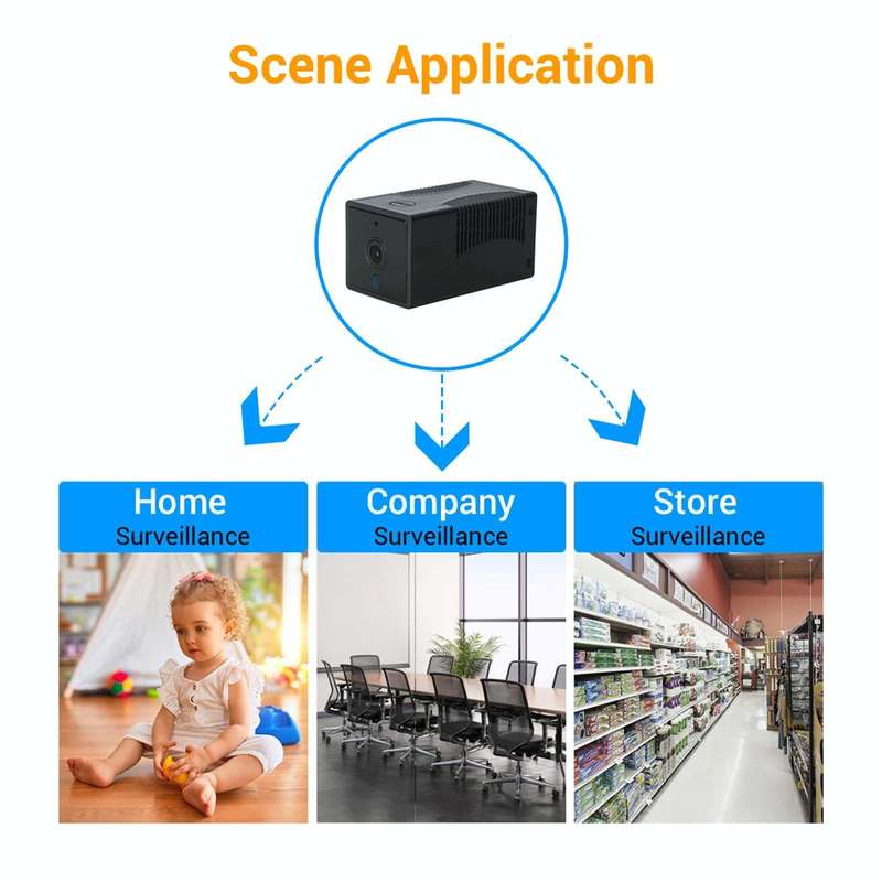 G17 2.0 Million Pixels HD 1080P Smart WiFi IP Camera, Support Night Vision & Two Way Audio & Moti...
