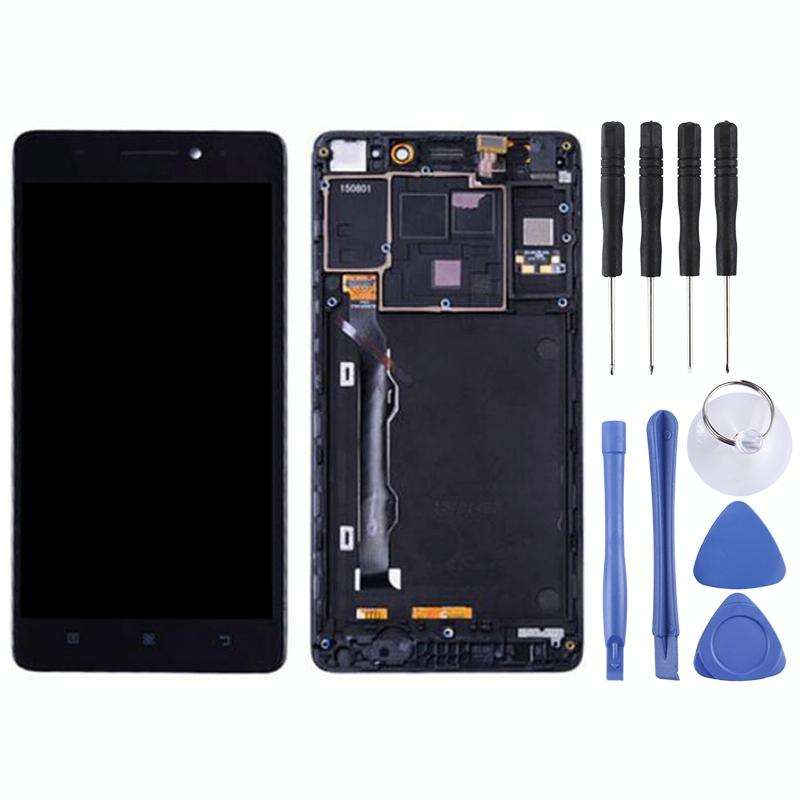 OEM LCD Screen for Lenovo K3 Note / K50-T5 Digitizer Full Assembly with Frame (Black)