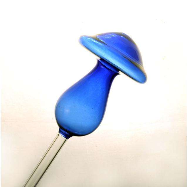 Mushroom Shape House Plants Flowers Water Feeder Automatic Self Watering Clear Glass Devices(Tran...