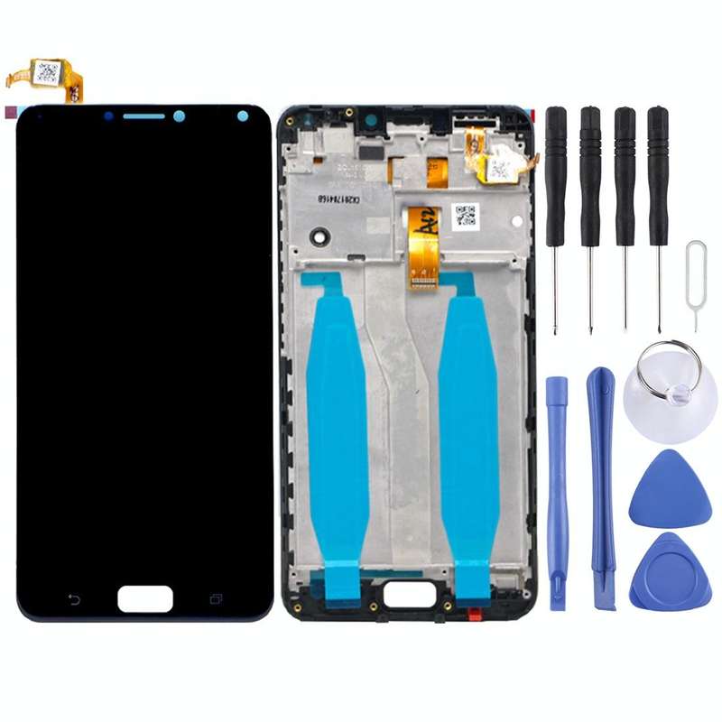 OEM LCD Screen for Asus Zenfone 4 Max ZC554KL X00ID Digitizer Full Assembly with FrameBlack)