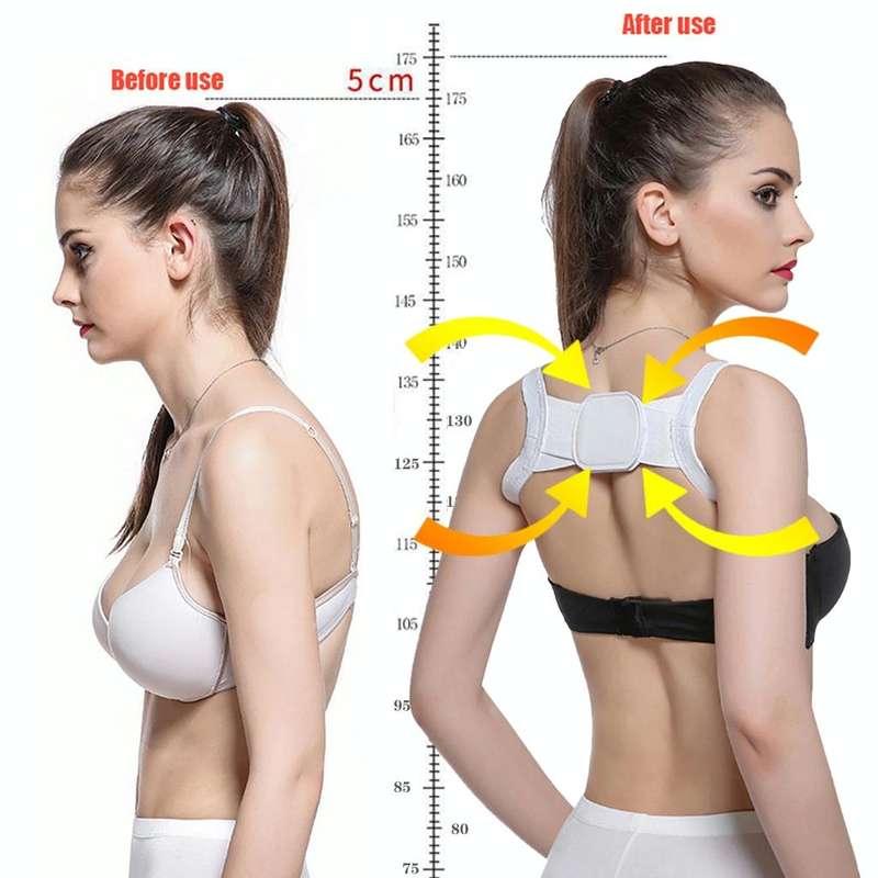Adjustable Women Back Posture Corrector Shoulder Support Brace Belt Health Care Back Posture Belt...