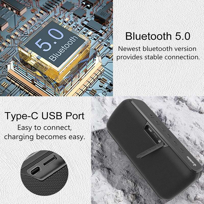 XDOBO X8 60W Wireless Bluetooth Speaker Outdoor Subwoofer Support TWS & TF Card (Black)