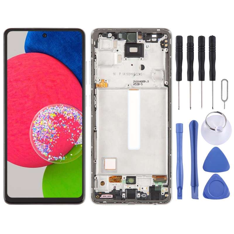 For Samsung Galaxy A52S SM-A528B TFT LCD Screen Digitizer Full Assembly with Frame, Not Supportin...