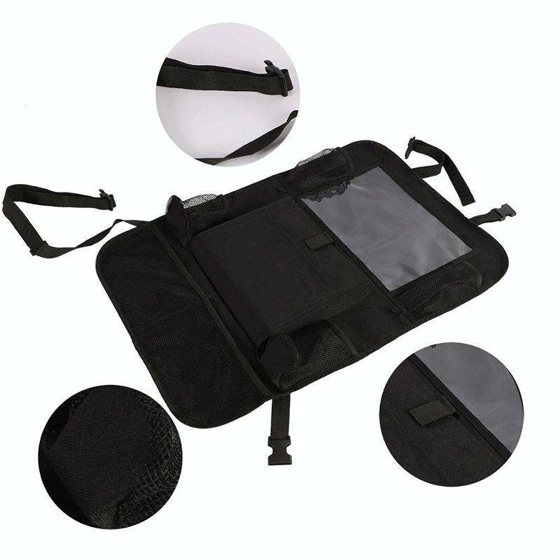 Car Seatback Organiser Storage Hanging Bag(Black)