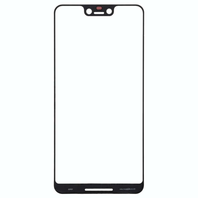 Front Screen Outer Glass Lens for Google Pixel 3 XL(Black)