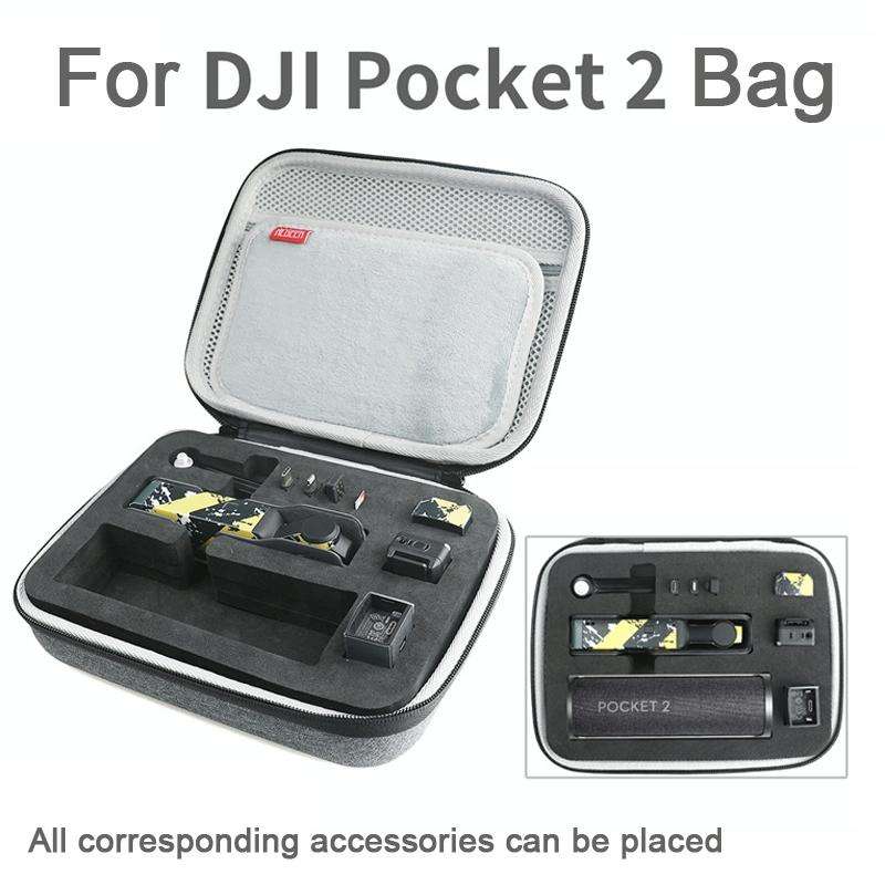 For DJI Osmo Pocket 2 RCSTQ Head Accessory Storage Bag
