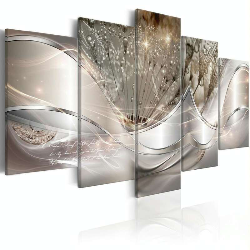 Sofa Background Wall Decorative Painting Hanging Paintings Frameless, Size: 10x25cm(Yellow)