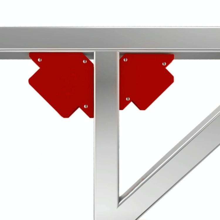 6 In 1 Welding Positioner Multiple Specifications Magnetic Fixed Angle Tool Welding Accessories(Red)