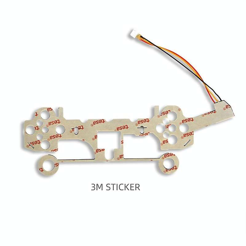 For PS5 Controller LED Light Button Kit DIY Light Panel Board Luminated D-Pad Set B