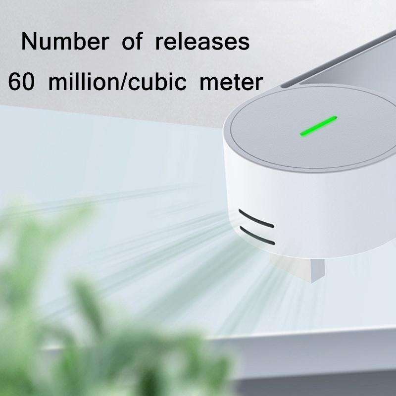 USB Plug-In Negative Ion Air Purifier Odor Deodorizer(Black)