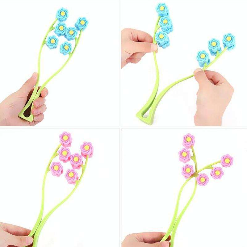 Manual Roller Face Massager Face Beauty Instrument Facial Double Chin Tool(Pink)