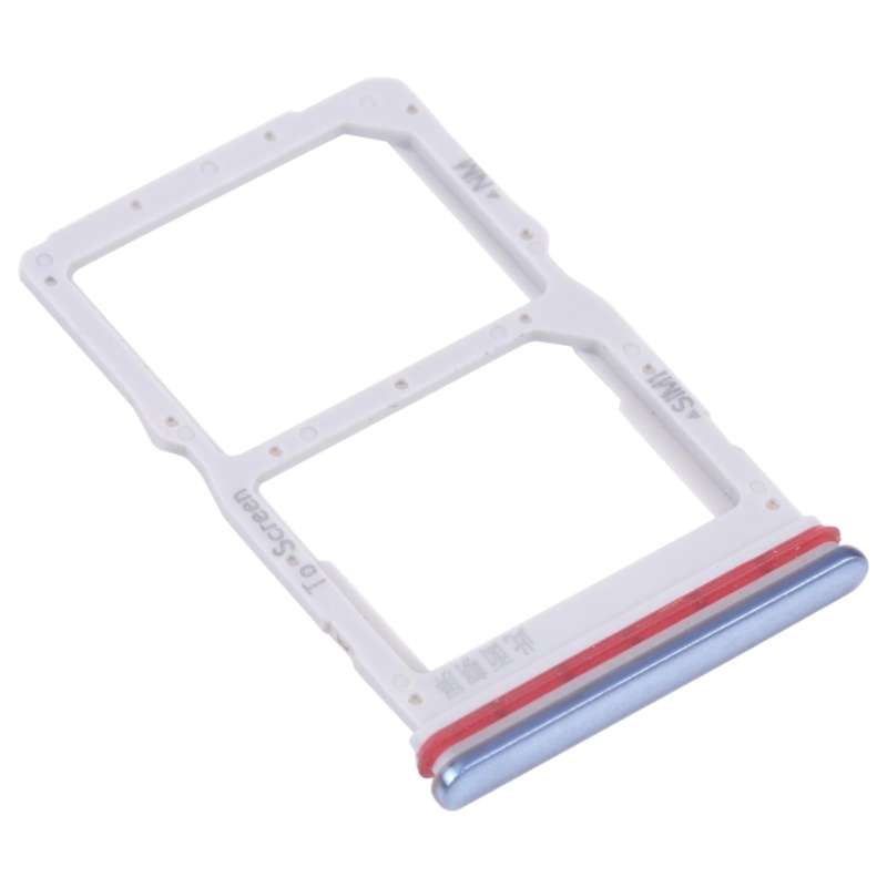 SIM Card Tray + NM Card Tray for Huawei nova 7 SE 5G Youth (Blue)