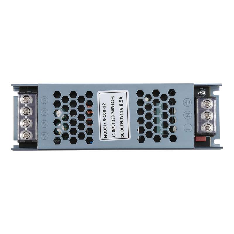 S-100-12 DC12V 8.5A 100W LED Power Supply Transformer AC170-240V