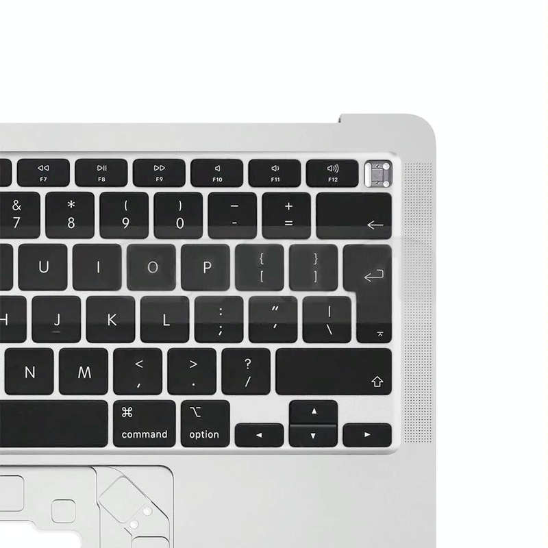 For Macbook Air 13 A2179 2020 C-side Cover + UK Edition Key Board(Silver)