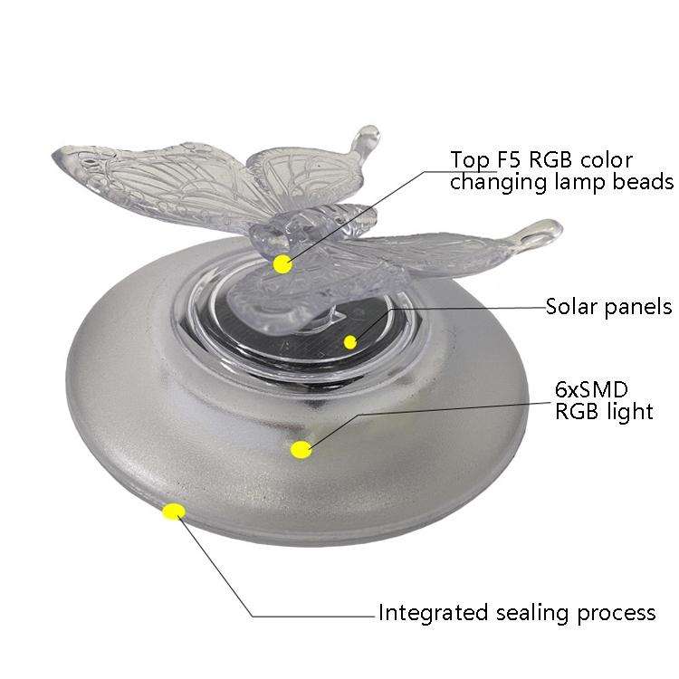 Solar Pool Floating Light Outdoor Villa Swimming Pool RGB Light Garden Grass Light(Dragonfly)