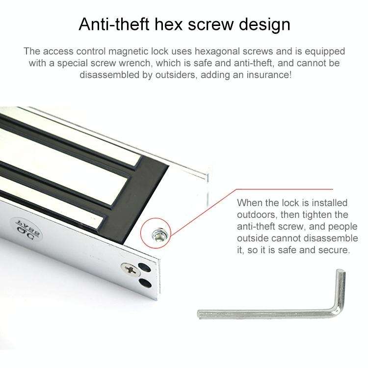 YH-280 Single Door Magnetic Lock With LED (600Lbs)