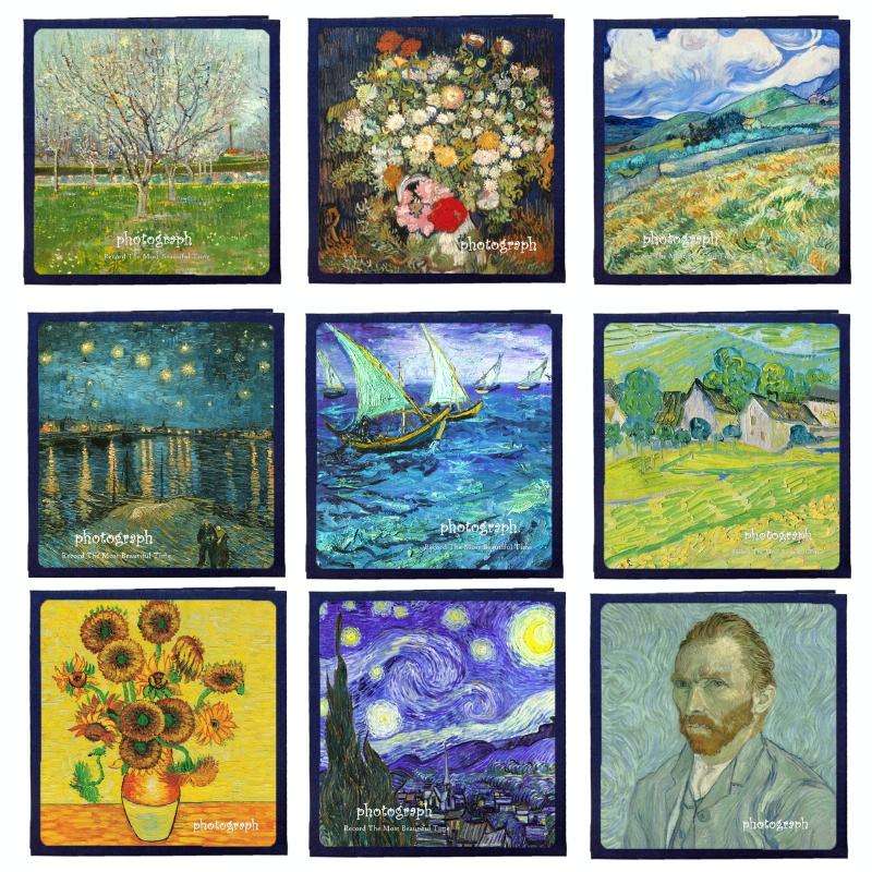 Retro Art DIY Handmade Photo Album Self-Adhesive Film Album, Style 16 inch Ride The Wind And Wave...