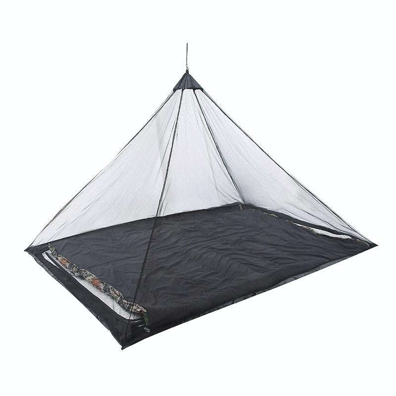 Polyester Mesh Tent Outdoor Camping Single Perspective Anti-Mosquito Net(Black)