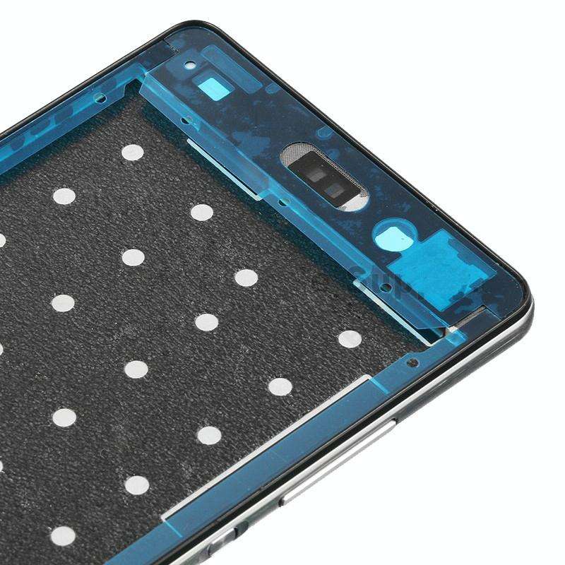 Front Housing Screen Frame Bezel for Huawei Ascend P8 Lite(Black)