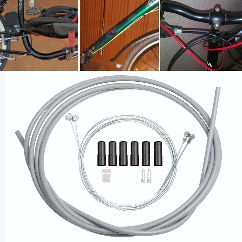 Universal Bicycle Variable Speed Cable Tube Set(Grey)