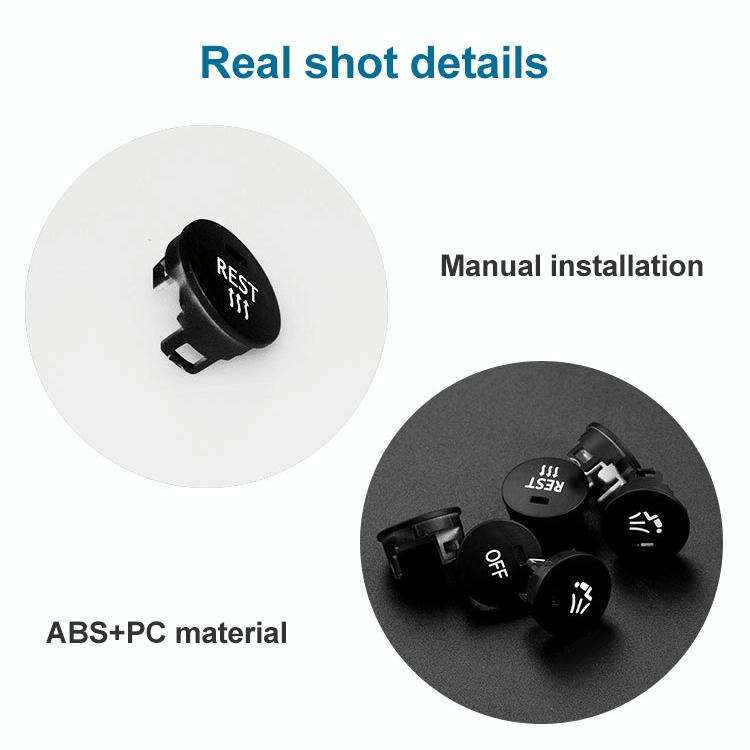 Car Air Conditioner Panel Switch Button MAX Snow Key 6131 9250 196-1 for BMW E60 2003-2010, Left ...