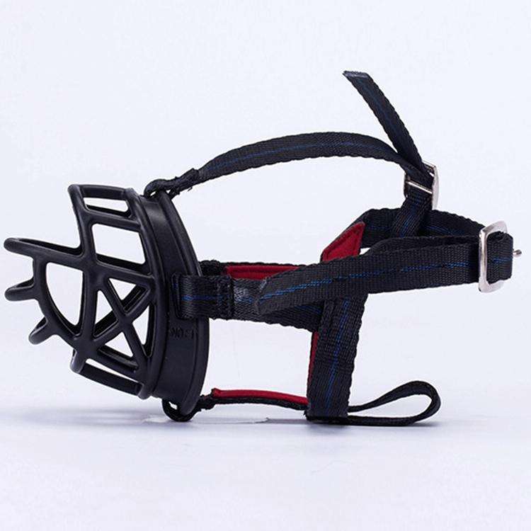 Dog Muzzle Prevent Biting Chewing and Barking Allows Drinking and Panting, Size: 8.8*8.4*11cm(Black)