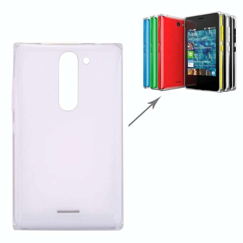 Dual SIM Battery Back Cover for Nokia Asha 502 (White)
