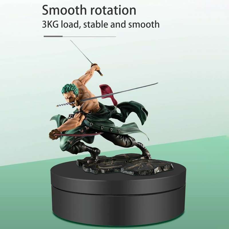 12cm 360 Degree Rotating Turntable Mirror Electric Display Stand Video Shooting Props Turntable, ...