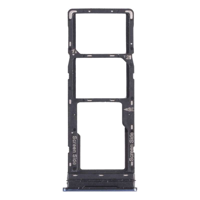 For infinix Note 8 X692 SIM Card Tray + SIM Card Tray + Micro SD Card Tray (Grey)