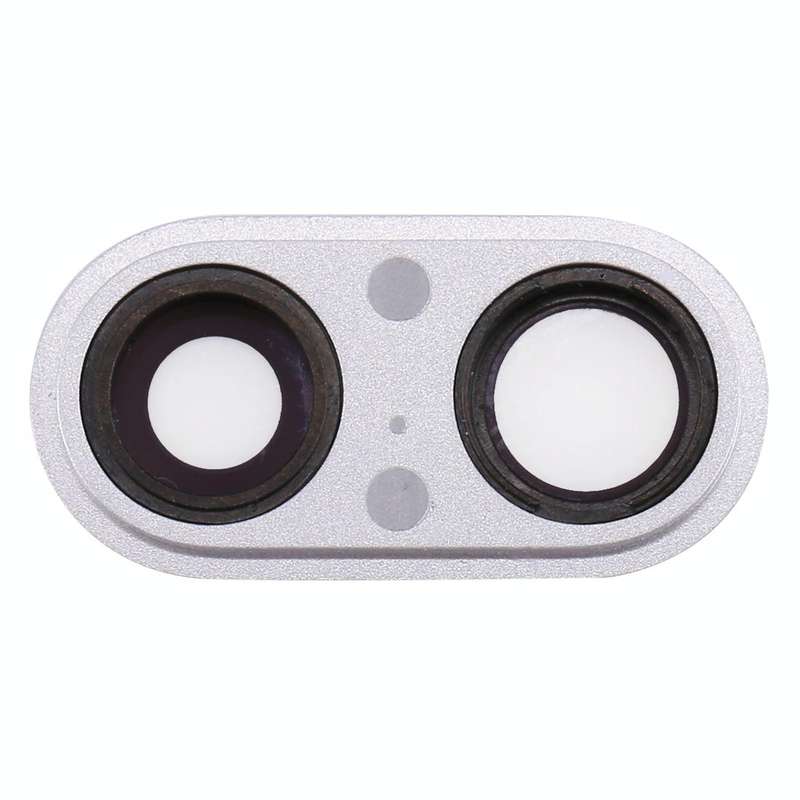 Camera Lens Ring for iPhone 8 Plus Rear(Silver)