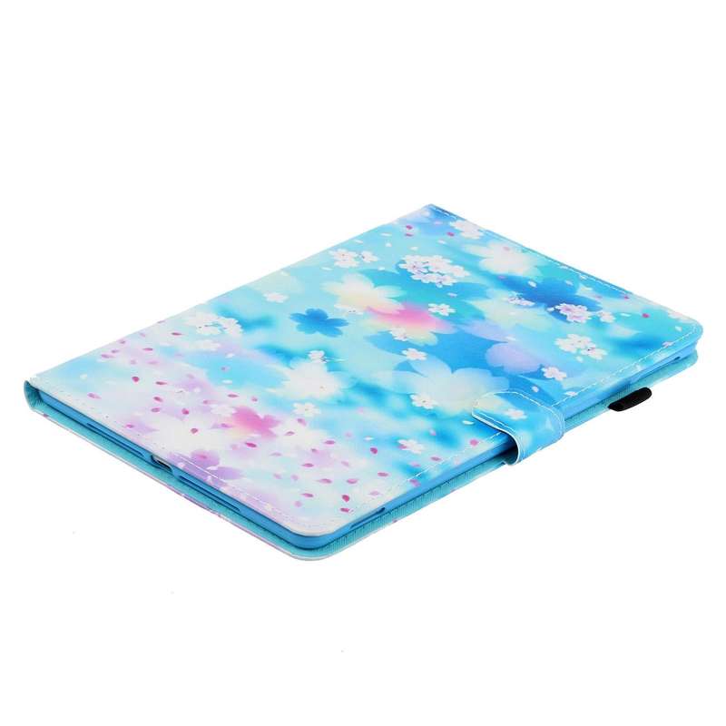 For Lenovo Tab M10 Plus 10.6 3rd Gen 2022 Coloured Drawing Smart Leather Tablet Case(Petal Rain)