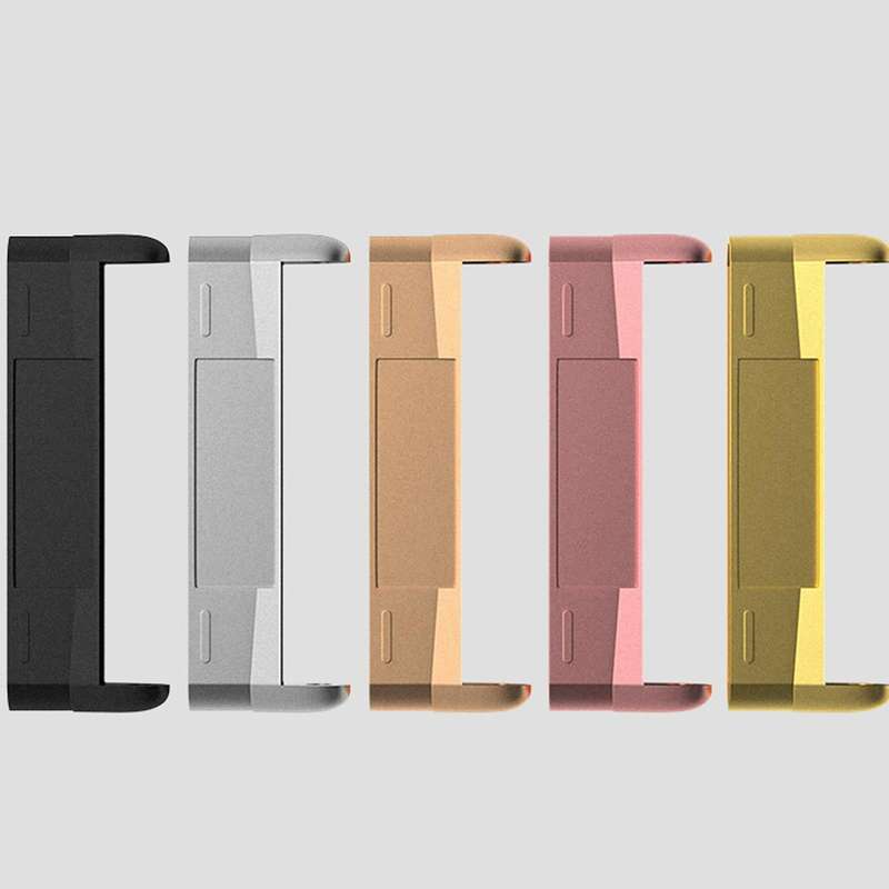 For Fitbit Versa 4 / Versa 3 / Sense 2 1 Pairs Watch Band Connector(Silver)