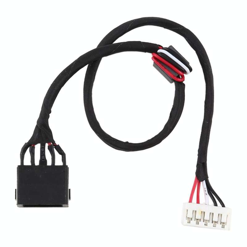Power Jack Connector With Flex Cable for Lenovo Thinkpad Y520 R720 R720-15IKB R720-15IKBN Y520-15...