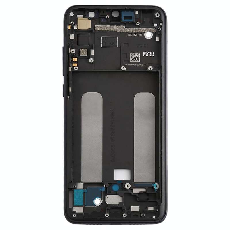 Front Housing LCD Frame Bezel Plate for Xiaomi Mi CC9 / 9 Lite(Black)