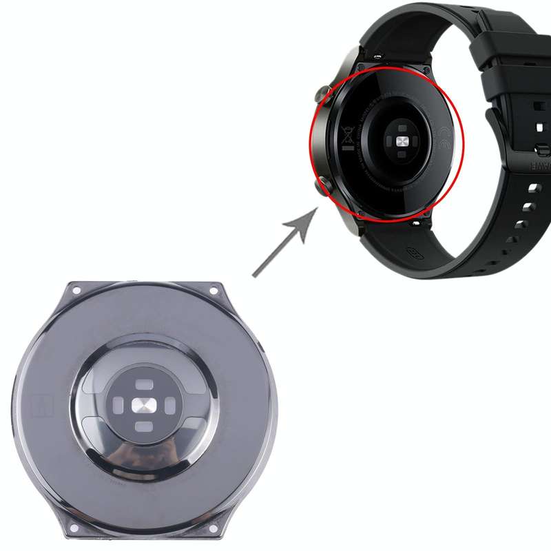 For Huawei Watch GT 2 Pro VID-B99 Original Back Cover Full Assembly(Black)