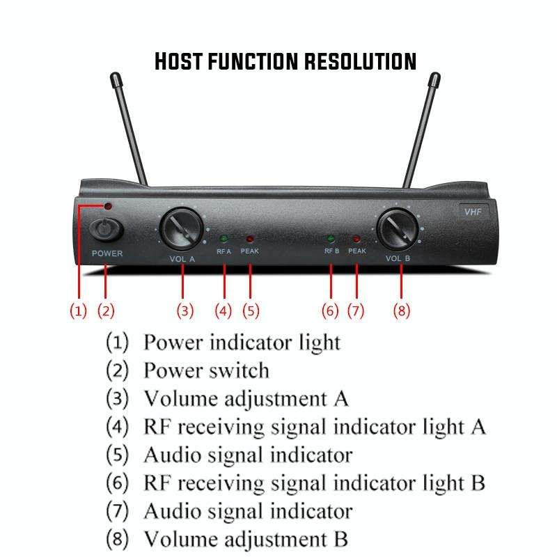 MV-58 K Song Handheld Wireless Microphone 1 In 2