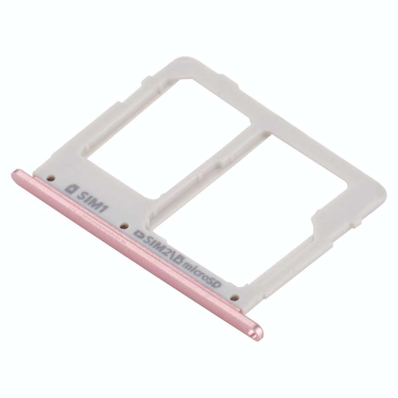 For Galaxy C7 Pro / C7010 & C5 Pro / C5010 SIM Card Tray + SIM / Micro SD Card Tray (Rose Gold)