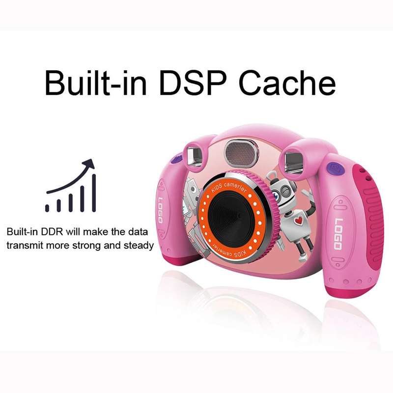 KC501 3 Million Pixels 2.0 inch HD Screen Digital Children Camera (Pink)